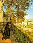 Louveciennes The Road to Versailles by Camille Pissarro